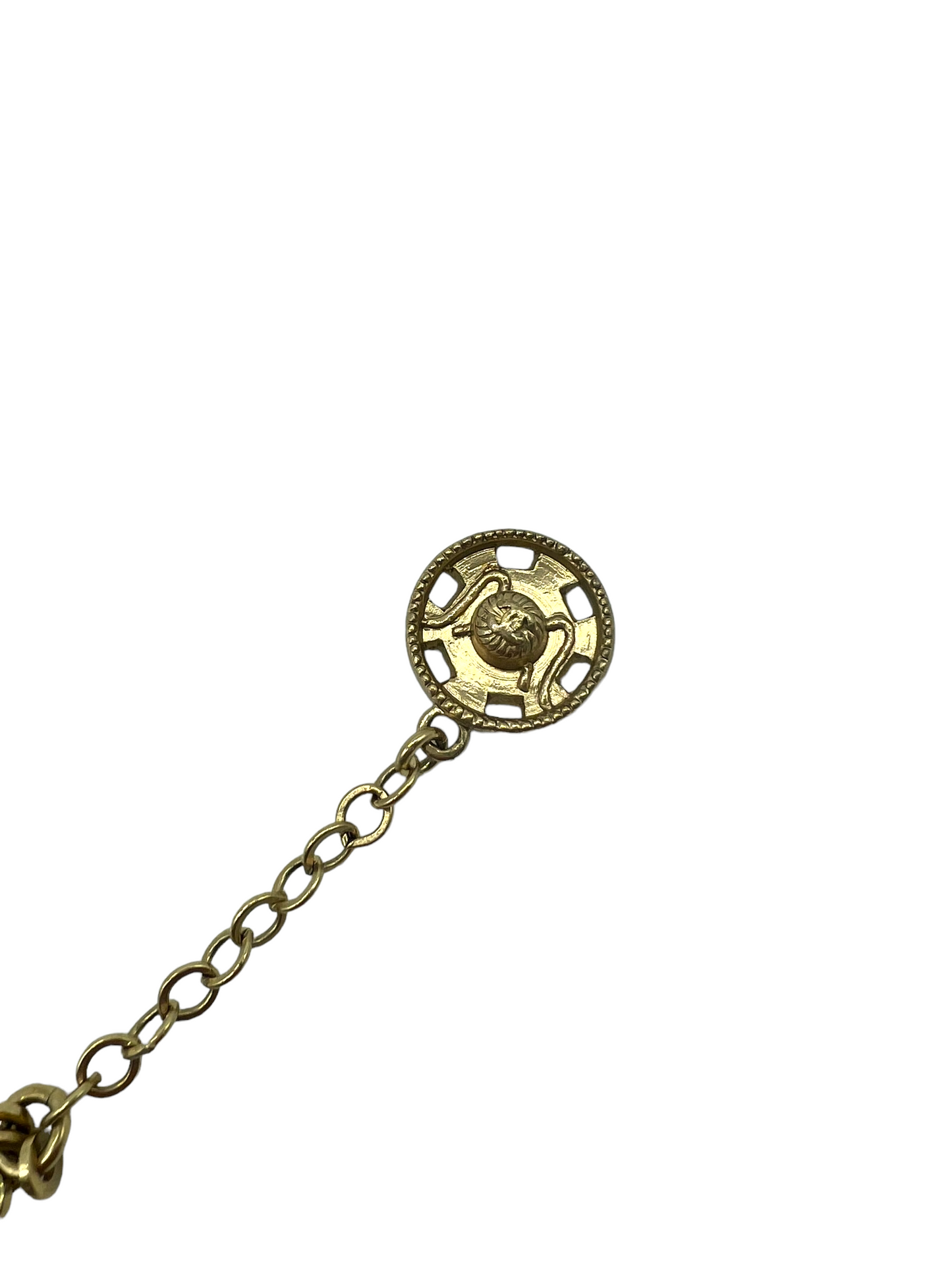 Chanel Gold 03A Logo Charm Bracelet