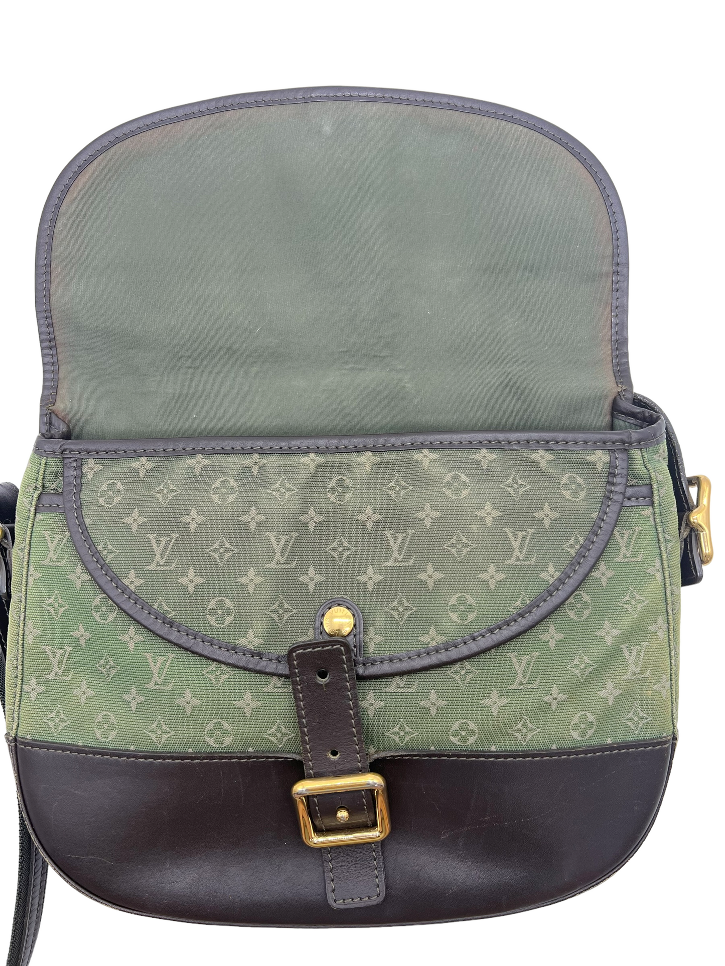 Louis Vuitton Green Monogram Canvas Mini Lin Belanger Messenger