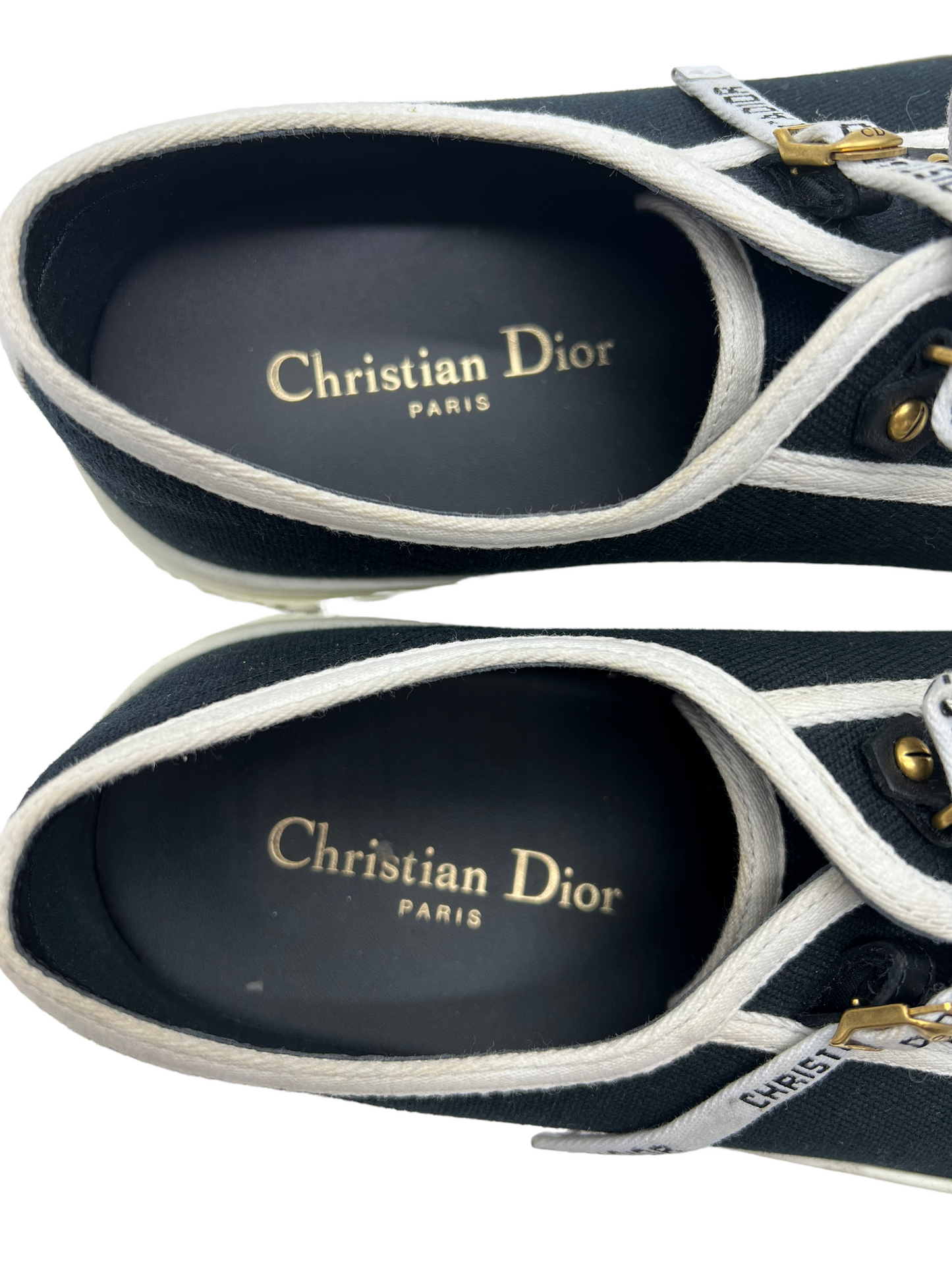 Christian Dior Black Walk 'n' Dior Men's Size 42 Low Top Sneakers