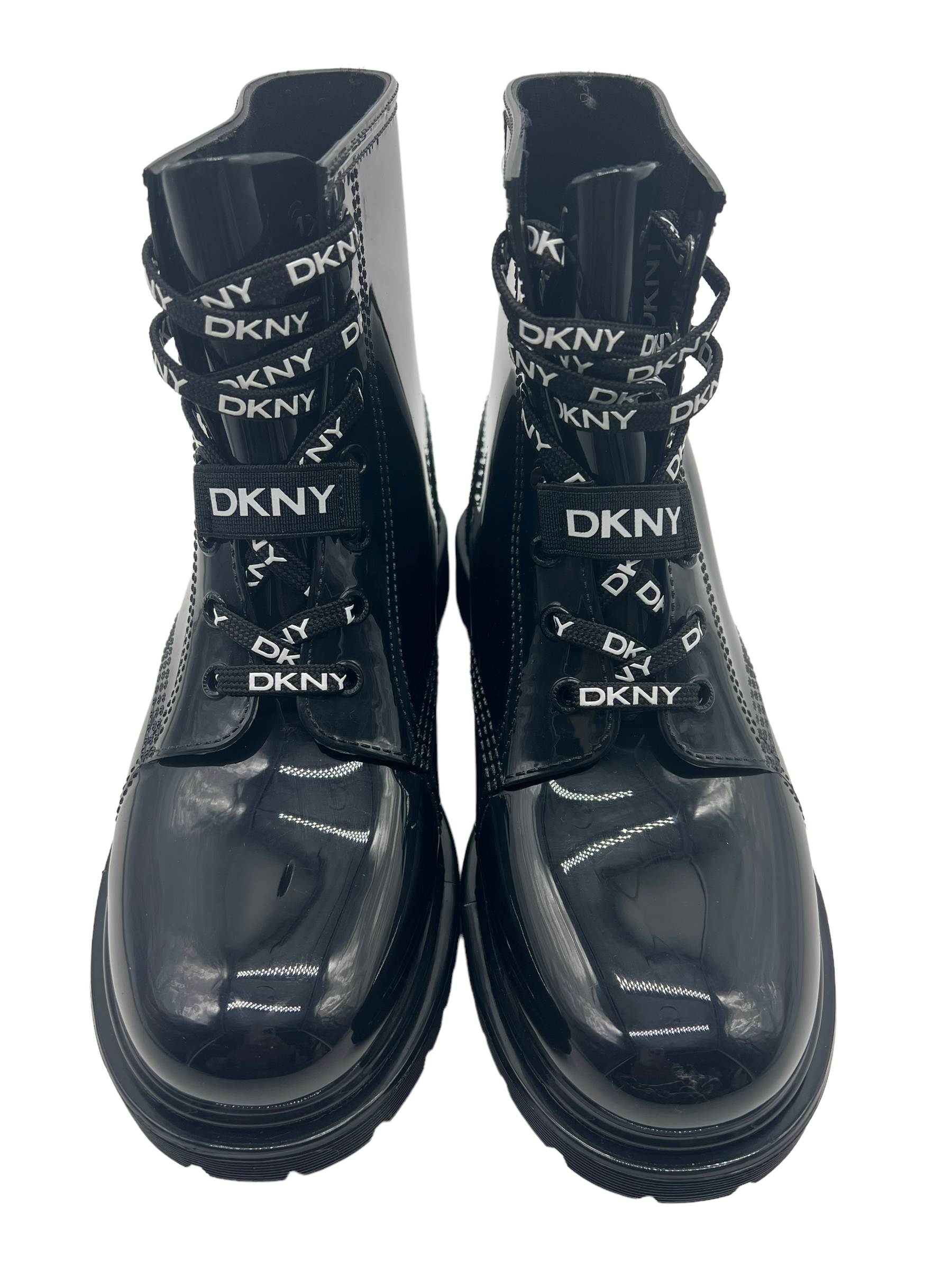 DKNY Women's Tilly Lace-Up Rain Booties - Macy's